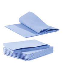 Panno multiuso Omni - 40 x 38 cm - TNT - blu - Perfetto - conf. 10 pezzi Panno multiuso Omni - 40 x 38 cm - TNT - blu - Perfetto - conf. 10 pezzi