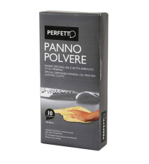 Panno Pulipolvere - con oli minerali - 45x30 cm - giallo - Perfetto - conf. 10 pezzi