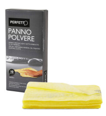 Panno Pulipolvere - con oli minerali - 45x30 cm - giallo - Perfetto - conf. 10 pezzi