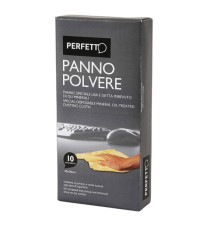 Panno Pulipolvere - con oli minerali - 45x30 cm - giallo - Perfetto - conf. 10 pezzi