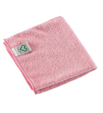 Panno r-MicroTuff Swift - microfibra - tessuto riciclato - 35 x 38 cm - rosso - Vileda - conf. 5 pezzi