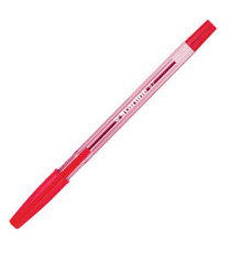 Penna a sfera con cappuccio  - punta fine 0,7mm  - rosso - Starline -  conf. 50 pezzi Penna a sfera con cappuccio  - punta fine 0,7mm  - rosso - Starline -  conf. 50 pezzi
