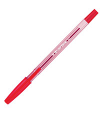 Penna a sfera con cappuccio  - punta fine 0,7mm  - rosso - Starline -  conf. 50 pezzi Penna a sfera con cappuccio  - punta fine 0,7mm  - rosso - Starline -  conf. 50 pezzi