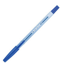 Penna a sfera con cappuccio  - punta fine 0,7mm - blu - Starline -  conf. 50 pezzi Penna a sfera con cappuccio  - punta fine 0,7mm - blu - Starline -  conf. 50 pezzi