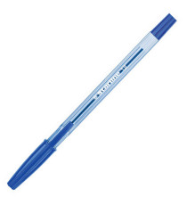 Penna a sfera con cappuccio  - punta media 1,0mm - blu - Starline -  conf. 50 pezzi Penna a sfera con cappuccio  - punta media 1,0mm - blu - Starline -  conf. 50 pezzi