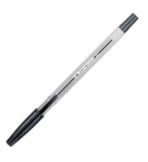 Penna a sfera con cappuccio - punta fine 0,7mm  - nero - Starline - conf.50 pezzi Penna a sfera con cappuccio - punta fine 0,7mm  - nero - Starline - conf.50 pezzi