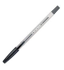 Penna a sfera con cappuccio - punta fine 0,7mm  - nero - Starline - conf.50 pezzi Penna a sfera con cappuccio - punta fine 0,7mm  - nero - Starline - conf.50 pezzi