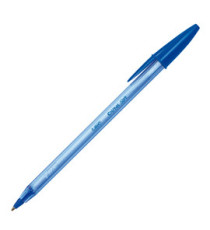 Penna a sfera con cappuccio Cristal Soft  - punta 1,2mm - blu - Bic - conf. 50 pezzi Penna a sfera con cappuccio Cristal Soft  - punta 1,2mm - blu - Bic - conf. 50 pezzi