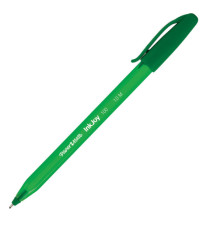 Penna a sfera con cappuccio Inkjoy 100 - punta 1,0mm  - verde - Papermate Penna a sfera con cappuccio Inkjoy 100 - punta 1,0mm  - verde - Papermate