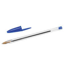 Penna a sfera Cristal - punta media 1,0mm - blu  - Bic - conf. 90+10 pezzi