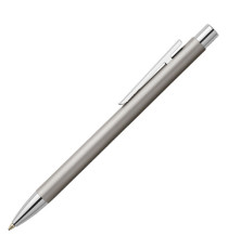 Penna a sfera Neo slim - punta M - fusto acciaio - Faber-Castell Penna a sfera Neo slim - punta M - fusto acciaio - Faber-Castell