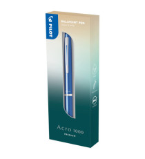Penna a sfera scatto Acro 1000 - punta 1.0 mm - fusto azzurro - Pilot