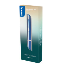 Penna a sfera scatto Acro 1000 - punta 1.0 mm - fusto azzurro - Pilot
