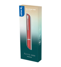 Penna a sfera scatto Acro 1000 - punta 1.0 mm - fusto corallo - Pilot Penna a sfera scatto Acro 1000 - punta 1.0 mm - fusto corallo - Pilot