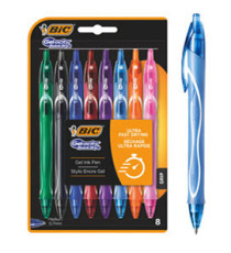 Penna gel scatto Geolocity Quick Dry - punta 0,7 mm - colori assortiti - colori assortiti - Bic - astuccio 8 pezzi Penna gel scatto Geolocity Quick Dry - punta 0,7 mm - colori assortiti - colori assortiti - Bic - astuccio 8 pezzi