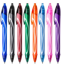 Penna gel scatto Geolocity Quick Dry - punta 0,7 mm - colori assortiti - colori assortiti - Bic - astuccio 8 pezzi Penna gel scatto Geolocity Quick Dry - punta 0,7 mm - colori assortiti - colori assortiti - Bic - astuccio 8 pezzi