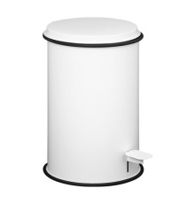 Pattumiera - 5 L - acciaio inox - bianco - Laminart Pattumiera - 5 L - acciaio inox - bianco - Laminart