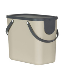 Pattumiera Albula - 25 L - cappuccino - Rotho Pattumiera Albula - 25 L - cappuccino - Rotho