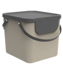Pattumiera Albula - 40 L - cappuccino - Rotho Pattumiera Albula - 40 L - cappuccino - Rotho