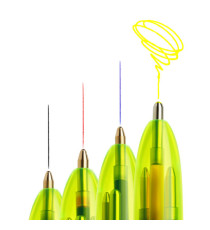 Penna a sfera a scatto multifunzione 4 Colors Fluo  - punta 1,0/1,6mm - 4 colori fluo - fusto giallo fluorescente - Bic Penna a sfera a scatto multifunzione 4 Colors Fluo  - punta 1,0/1,6mm - 4 colori fluo - fusto giallo fluorescente - Bic