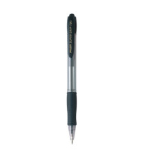 Penna a sfera a scatto Supergrip  - punta media 1,0mm - nero - pilot Penna a sfera a scatto Supergrip  - punta media 1,0mm - nero - pilot