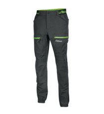 Pantalone da lavoro Horizon - taglia L - nero/verde - U-Power Pantalone da lavoro Horizon - taglia L - nero/verde - U-Power