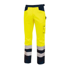 Pantalone invernale alta visibilità Beacon - giallo fluo - taglia XL - U-Power Pantalone invernale alta visibilità Beacon - giallo fluo - taglia XL - U-Power