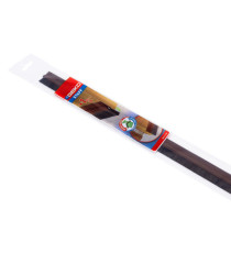 Paraspifferi per porte STAFF - con spazzola fissa - 100 cm - pvc rigido - marrone - Geko Paraspifferi per porte STAFF - con spazzola fissa - 100 cm - pvc rigido - marrone - Geko