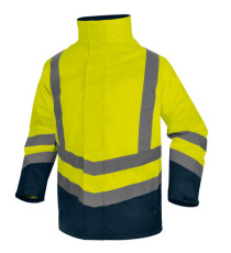 Parka 5 in 1 Optimum 3 alta visibilità - taglia XXL - giallo fluo - Deltaplus Parka 5 in 1 Optimum 3 alta visibilità - taglia XXL - giallo fluo - Deltaplus