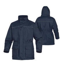 Parka Helsinki2 per freddo estremo - taglia M - poliestere - blu - Deltaplus Parka Helsinki2 per freddo estremo - taglia M - poliestere - blu - Deltaplus