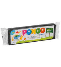 Pasta Pongo - panetto 350 gr - nero - Giotto Pasta Pongo - panetto 350 gr - nero - Giotto