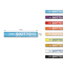 Pastelli a olio - lunghezza 70 mm - diametro11 mm - colori assortiti - Giotto - conf. 12 pezzi Pastelli a olio - lunghezza 70 mm - diametro11 mm - colori assortiti - Giotto - conf. 12 pezzi