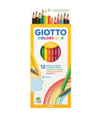 Pastelli colorati Colors 3.0 - diametro mina 3 mm - Giotto - astuccio 12 pezzi Pastelli colorati Colors 3.0 - diametro mina 3 mm - Giotto - astuccio 12 pezzi