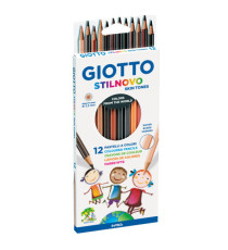Pastelli colorati Stilnovo skin tones - diametro mina 3,3 mm - Giotto - astuccio 12 pezzi