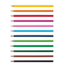 Pastelli Elios - mina 3 mm - con temperamatite - Fila - astuccio 12 pezzi Pastelli Elios - mina 3 mm - con temperamatite - Fila - astuccio 12 pezzi