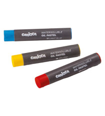 Pastello a olio - lunghezza 60 mm - colori assortiti - Carioca Plus - conf. 24 pezzi