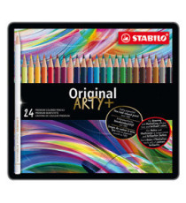 Pastello Original 8774 - tratto 2,50 mm - colori assortiti - Stabilo - astuccio in metallo 24 pezzi Pastello Original 8774 - tratto 2,50 mm - colori assortiti - Stabilo - astuccio in metallo 24 pezzi