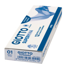 Pastello Supermina - mina 3,8 mm - bianco 01 - Giotto Pastello Supermina - mina 3,8 mm - bianco 01 - Giotto