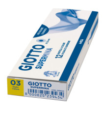 Pastello Supermina - mina 3,8 mm - giallo 03 - Giotto Pastello Supermina - mina 3,8 mm - giallo 03 - Giotto