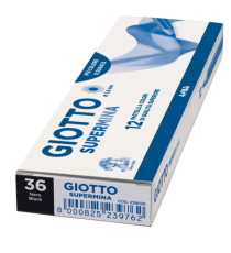 Pastello Supermina - mina 3,8 mm - nero 36 - Giotto Pastello Supermina - mina 3,8 mm - nero 36 - Giotto