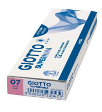 Pastello Supermina - mina 3,8 mm - rosa 07 - Giotto Pastello Supermina - mina 3,8 mm - rosa 07 - Giotto