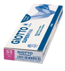 Pastello Supermina - mina 3,8 mm - rosa fluo 53 - Giotto Pastello Supermina - mina 3,8 mm - rosa fluo 53 - Giotto