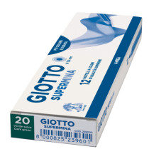 Pastello Supermina - mina 3,8 mm - verde salvia 20 - Giotto Pastello Supermina - mina 3,8 mm - verde salvia 20 - Giotto