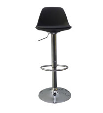 Sgabello Bobba - PPLacciaio cromato - 39x42x83/104cm - nero - Paperflow Sgabello Bobba - PPLacciaio cromato - 39x42x83/104cm - nero - Paperflow