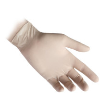 Guanti in lattice R46 - s/polvere - tg S - bianco - Reflexx - conf. 100 pezzi