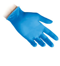 Guanti in nitrile N80 - ultrasottili - taglia M - azzurro - Reflexx - conf. 100 pezzi