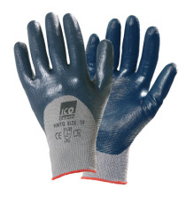 Guanti mechanical Safety Palmpro 113 - per ambienti oleosi - taglia L - grigio/blu - Icoguanti Guanti mechanical Safety Palmpro 113 - per ambienti oleosi - taglia L - grigio/blu - Icoguanti