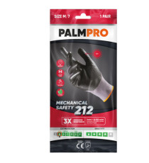 Guanti mechanical Safety Palmpro 212 - taglia XL - grigio/nero - Icoguanti Guanti mechanical Safety Palmpro 212 - taglia XL - grigio/nero - Icoguanti