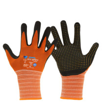 Guanti mechanical Safety Palmpro Xtraflex Prime 213 -  taglia M - arancione/nero - Icoguanti Guanti mechanical Safety Palmpro Xtraflex Prime 213 -  taglia M - arancione/nero - Icoguanti