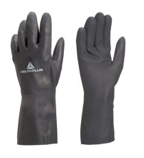 Guanti per protezione chimica VE509 - neoprene floccato cotone - taglia 09/10 - nero - Deltaplus Guanti per protezione chimica VE509 - neoprene floccato cotone - taglia 09/10 - nero - Deltaplus